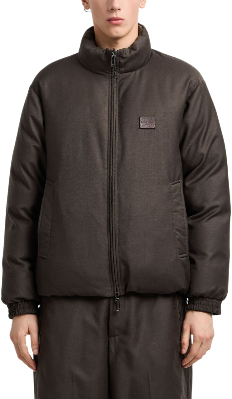 Emporio Armani Coats Black Zwart