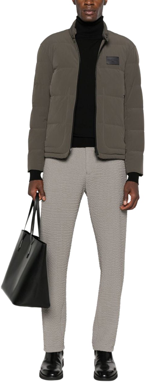 Emporio Armani Coats Green Groen