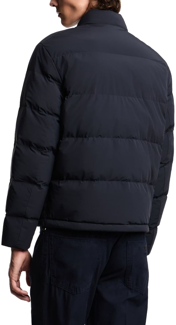 Emporio Armani Coats Blue Blauw
