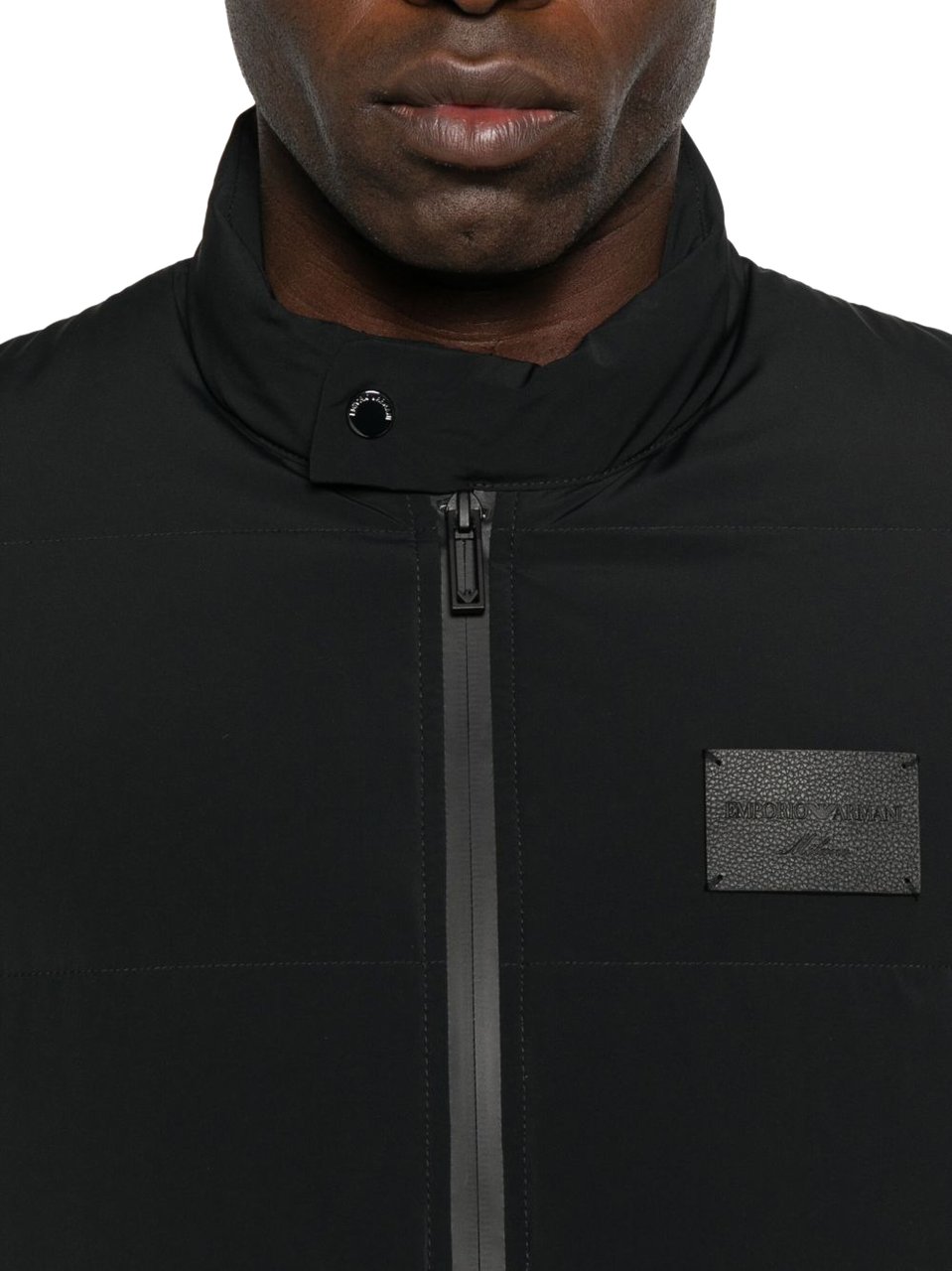 Emporio Armani Coats Black Zwart