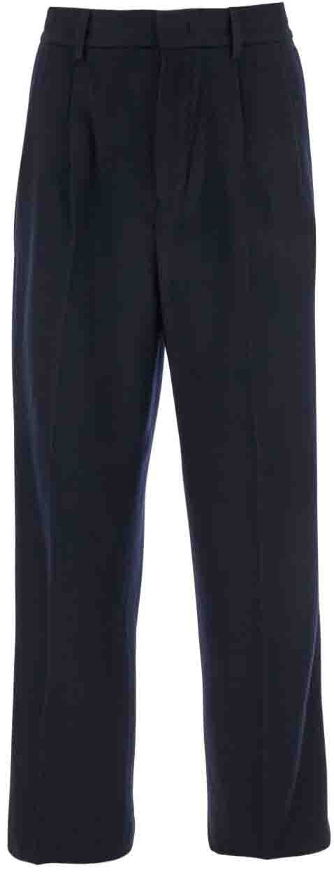Emporio Armani Trousers Blue Blauw
