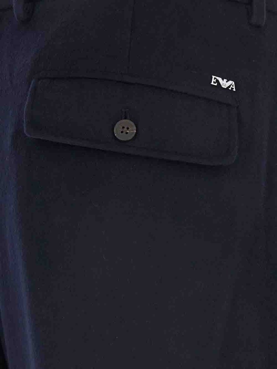 Emporio Armani Trousers Blue Blauw