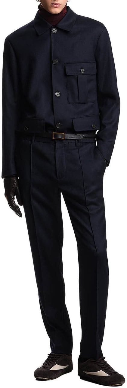 Emporio Armani Jackets Blue Blauw