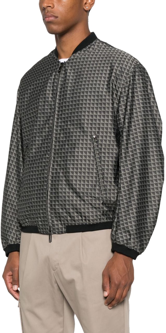 Emporio Armani Coats Black Zwart