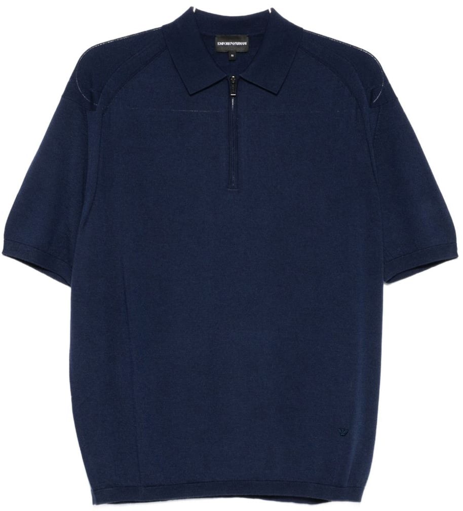 Emporio Armani T-Shirts And Polos Blue Blauw