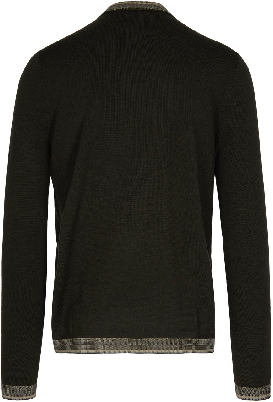 Emporio Armani Sweaters Black Ink Zwart