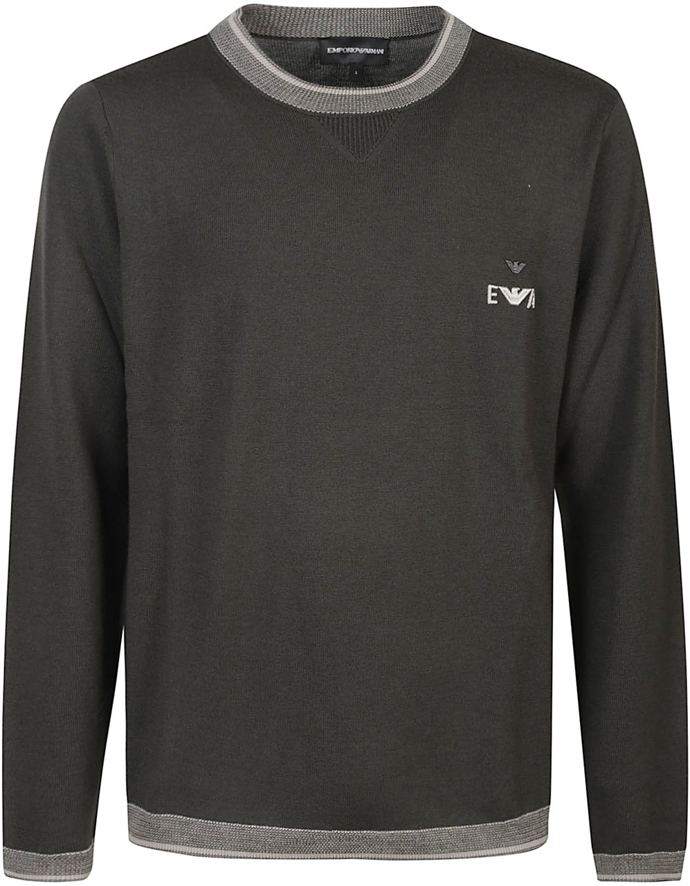 Emporio Armani Logo Sweater Black Zwart