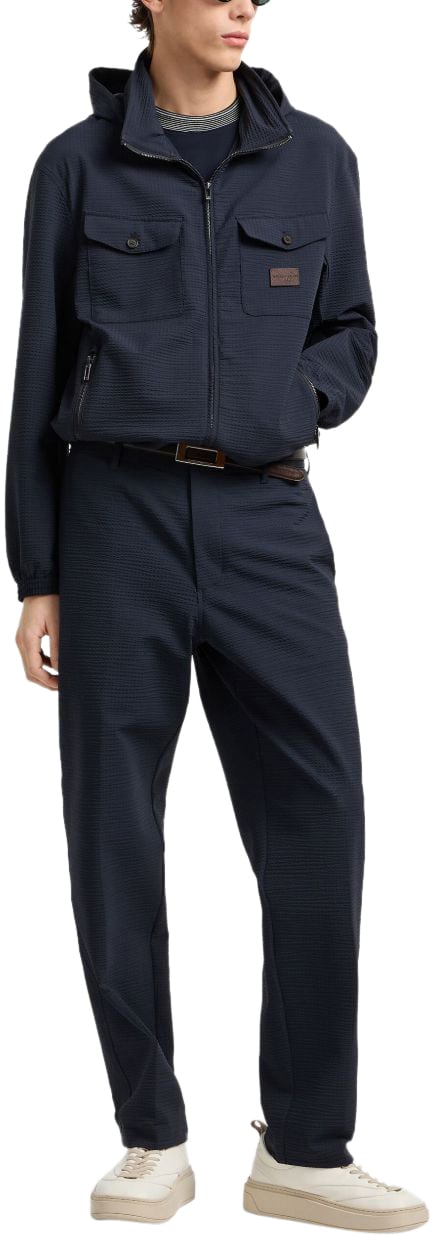 Emporio Armani Coats Blue Blauw
