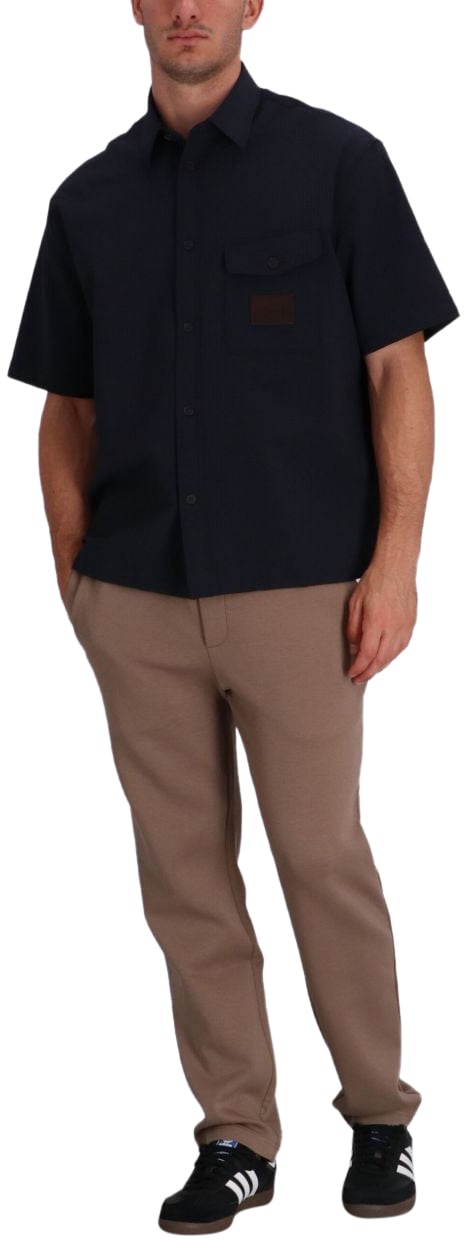 Emporio Armani Shirts Blue Blauw