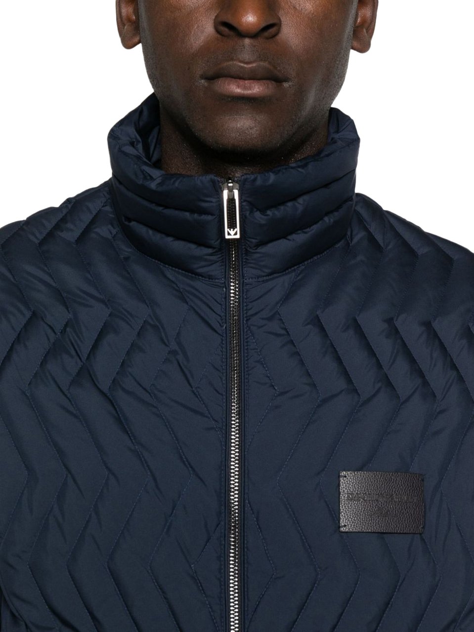 Emporio Armani Coats Blue Blauw