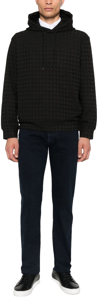 Emporio Armani Sweaters Black Zwart