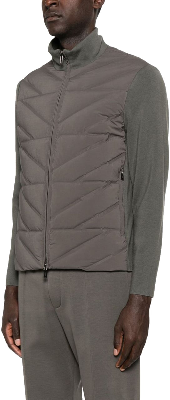 Emporio Armani Coats Grey Grijs