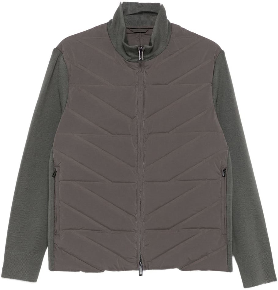 Emporio Armani Coats Grey Grijs