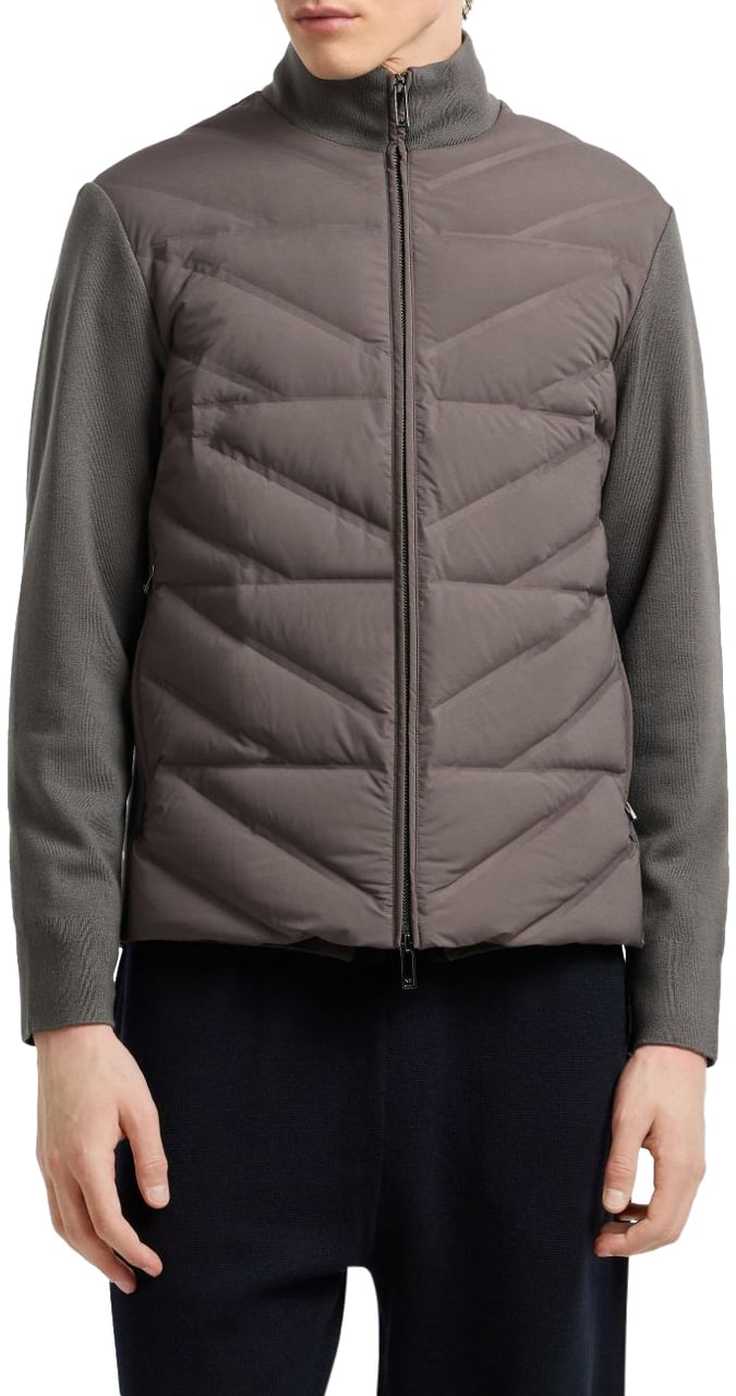Emporio Armani Coats Blue Blauw