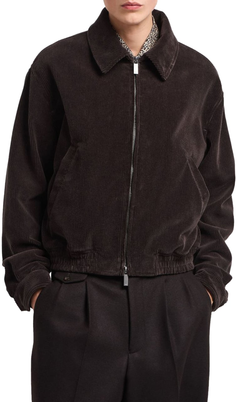Emporio Armani Coats Grey Grijs