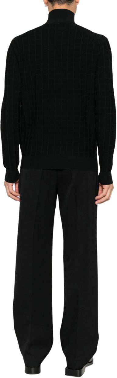 Emporio Armani Sweaters Black Zwart