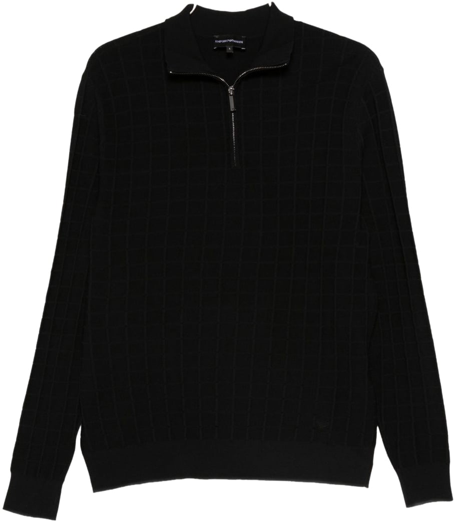 Emporio Armani Sweaters Black Zwart