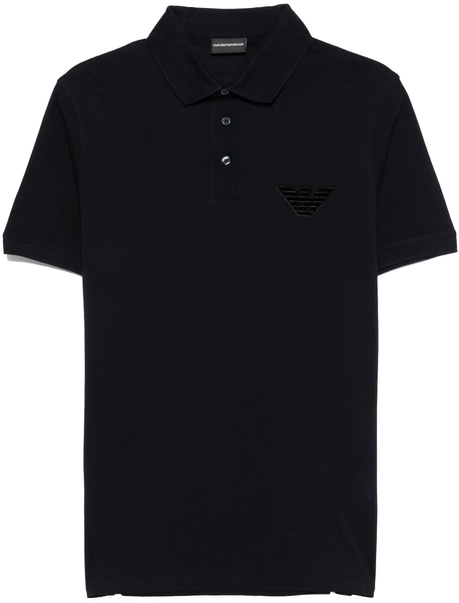 Emporio Armani T-Shirts And Polos Blue Blauw