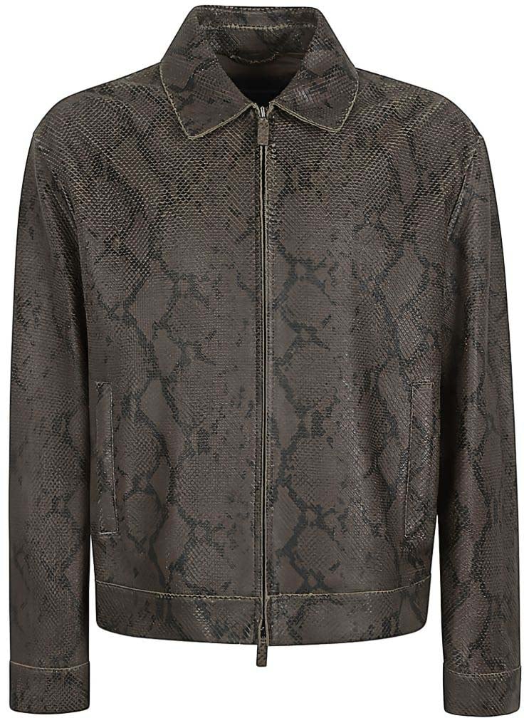 Emporio Armani Jackets Green Groen
