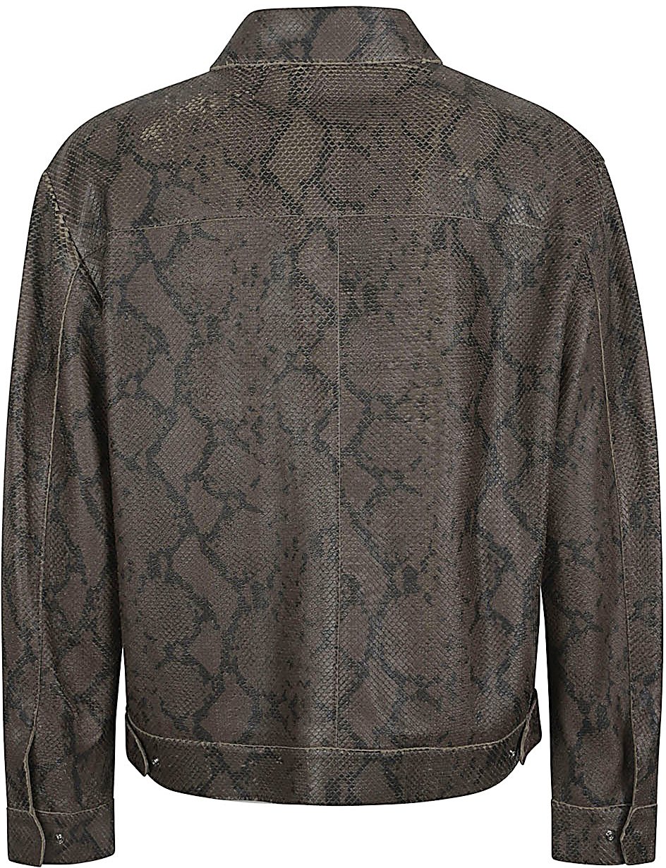 Emporio Armani Jackets Green Groen