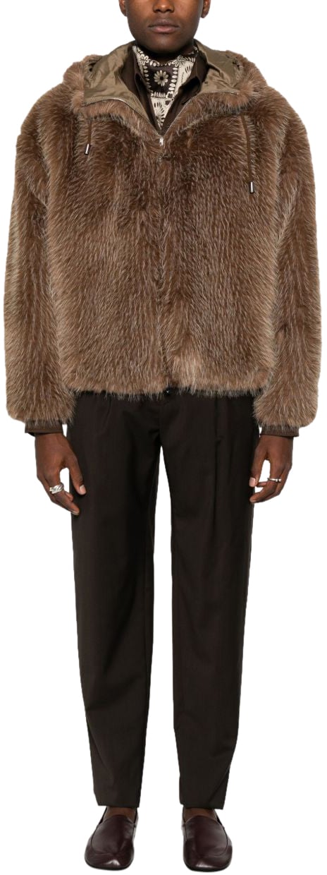 Emporio Armani Jackets Brown Bruin