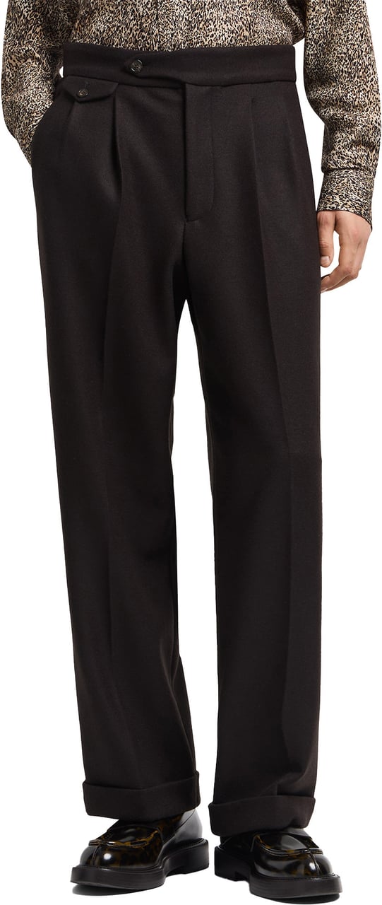 Emporio Armani Trousers Brown Bruin
