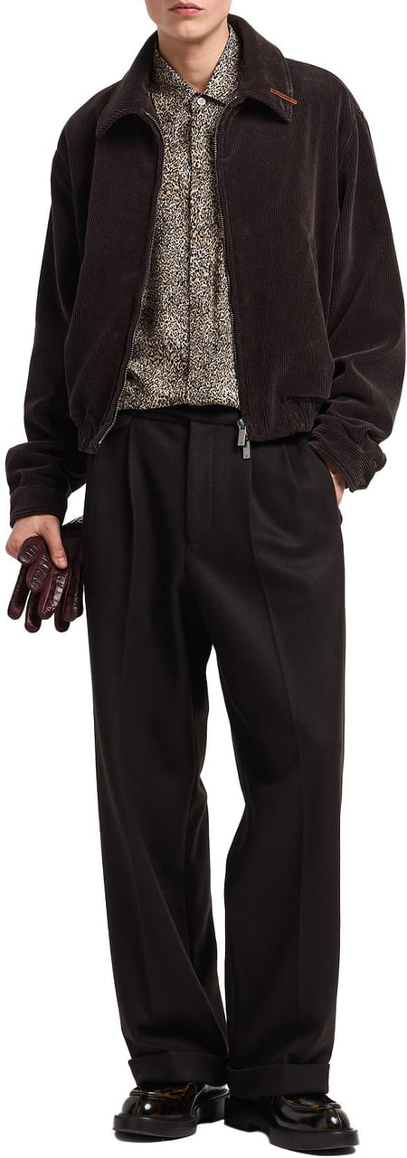 Emporio Armani Trousers Brown Bruin
