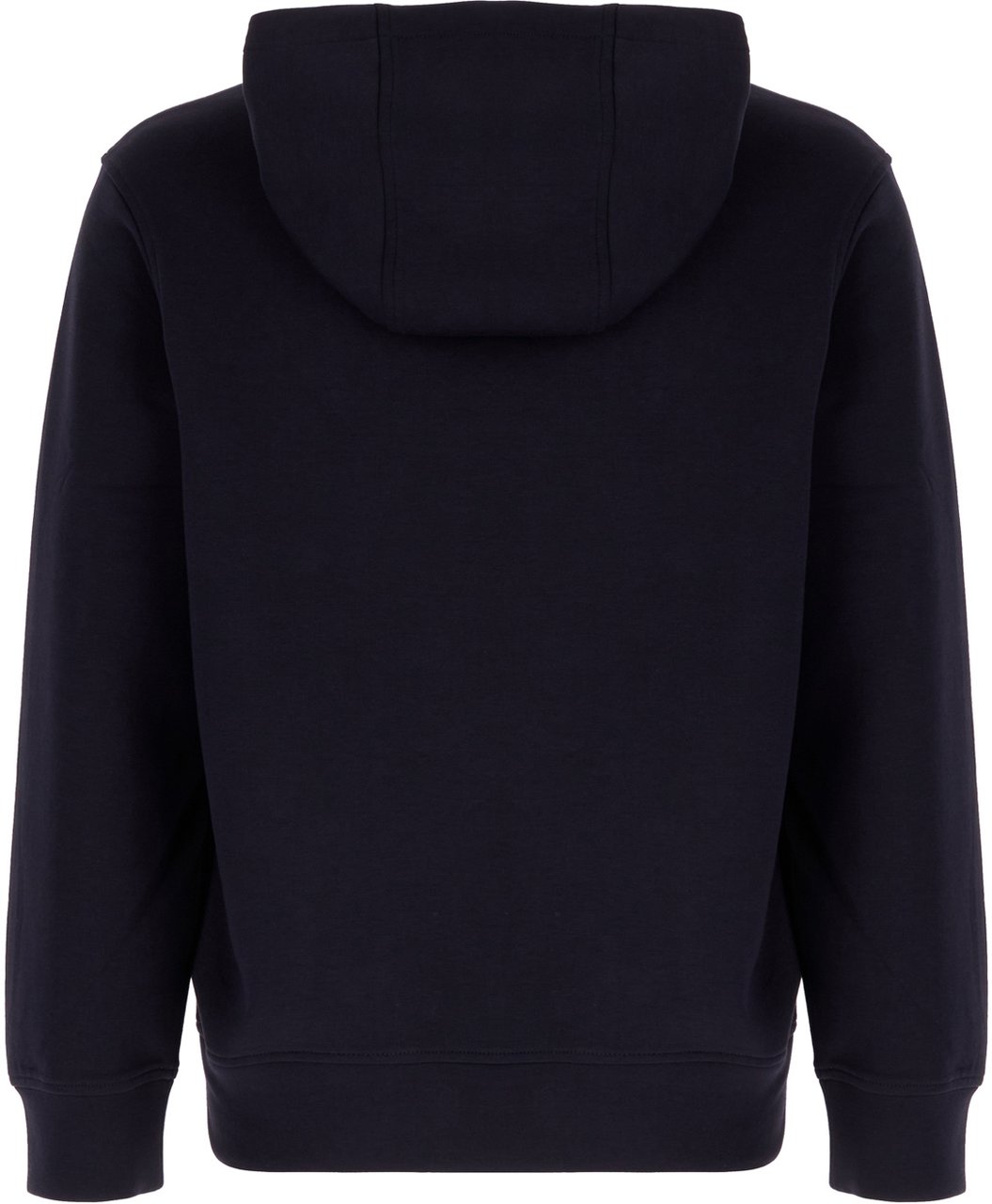 Emporio Armani Emporio Armani Black cotton blend sweatshirt Zwart
