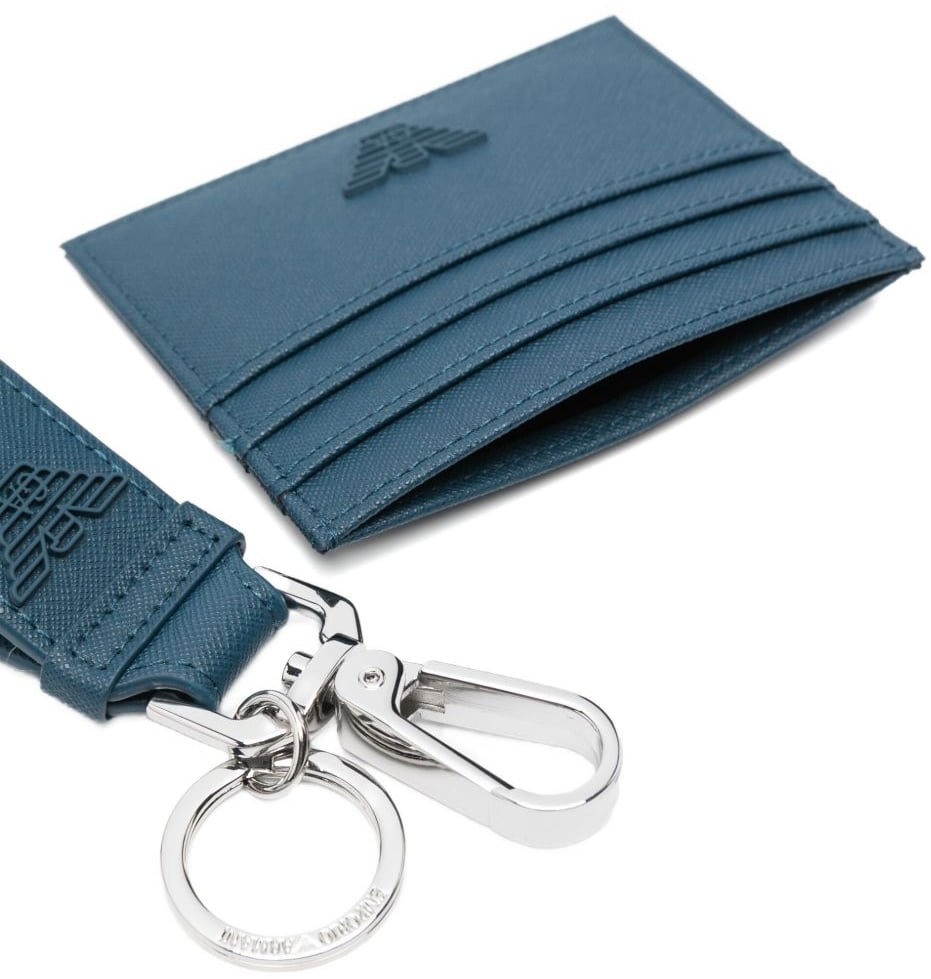Emporio Armani Wallets Clear Blue Blauw