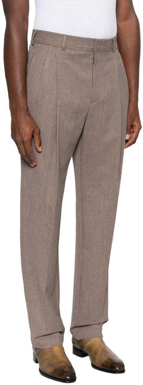 Emporio Armani Trousers Beige Beige