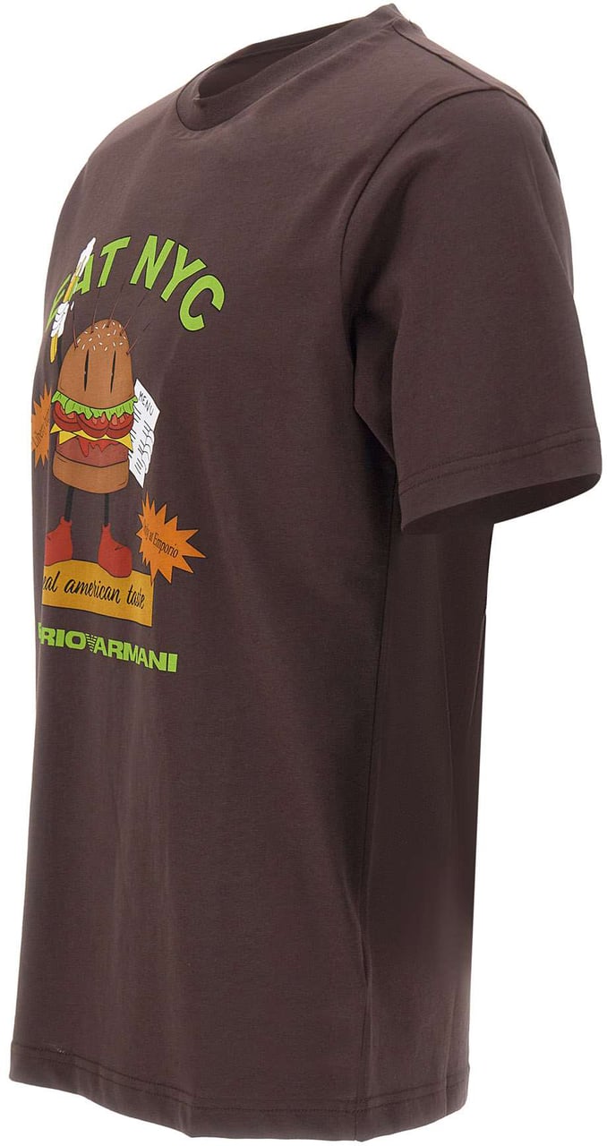 Emporio Armani T-Shirts And Polos Brown Bruin