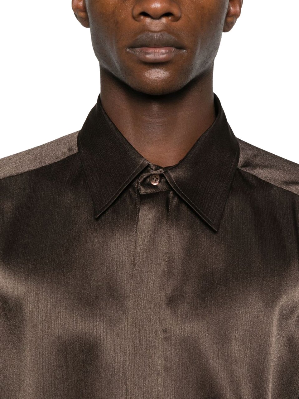 Emporio Armani Shirts Brown Bruin