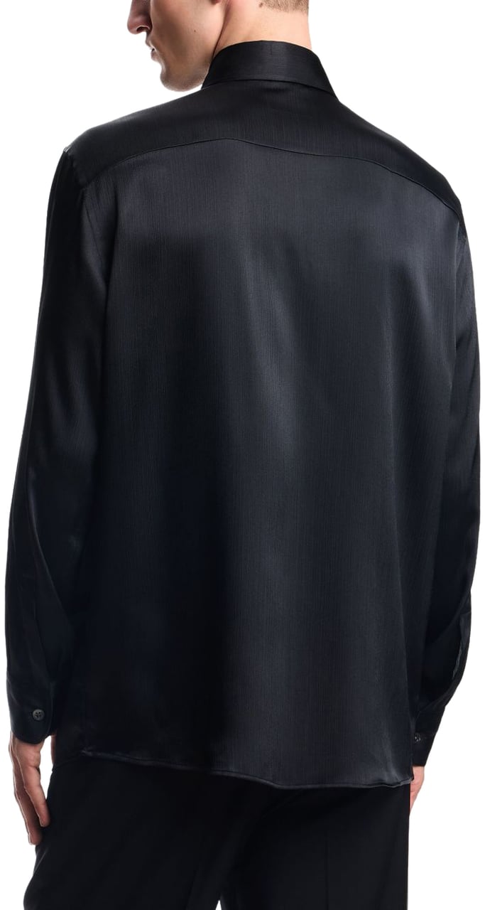 Emporio Armani Shirts Black Zwart