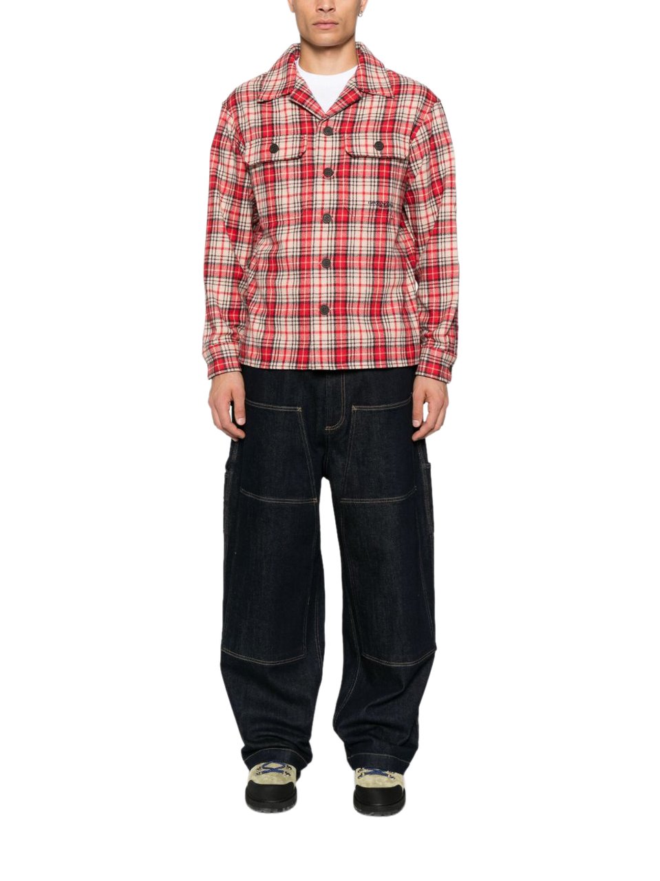 Emporio Armani Shirts Red Rood