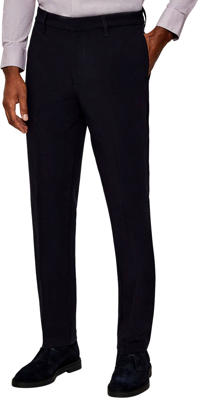 Emporio Armani Trousers Blue Navy Blauw