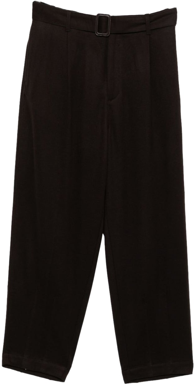 Emporio Armani Trousers Brown Bruin