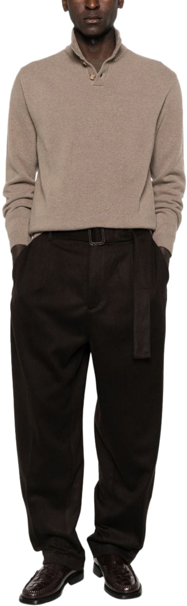 Emporio Armani Trousers Brown Bruin