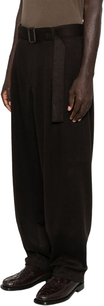 Emporio Armani Trousers Brown Bruin