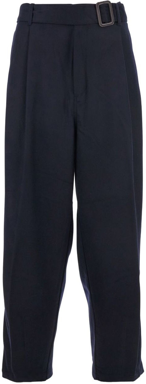 Emporio Armani Trousers Blue Blauw