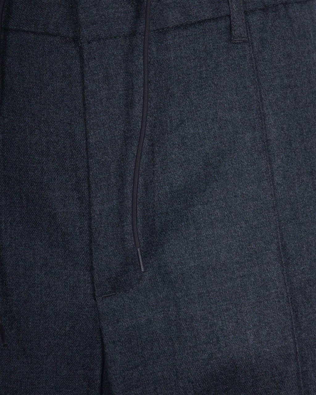 Emporio Armani Trousers Medium Grey Melange 1 Grijs