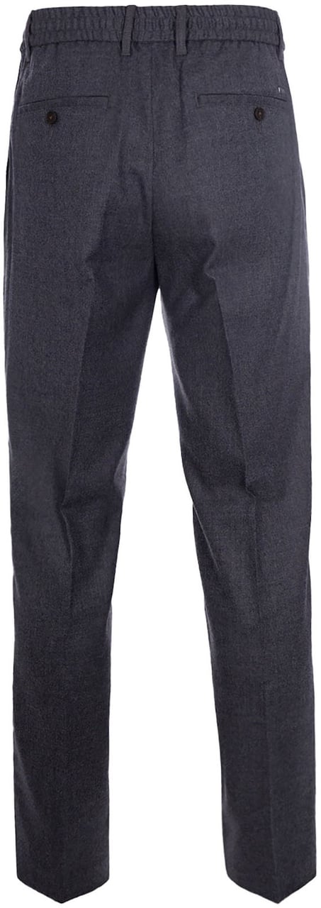 Emporio Armani Trousers Medium Grey Melange 1 Grijs