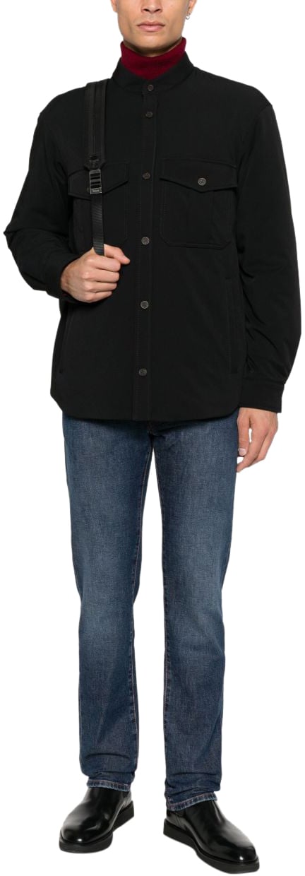 Emporio Armani Shirts Black Zwart
