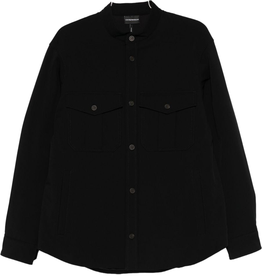 Emporio Armani Shirts Black Zwart
