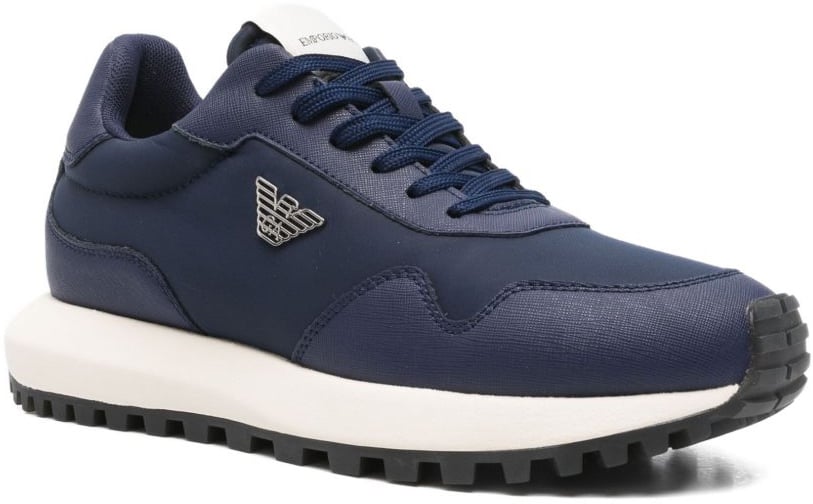 Emporio Armani Sneakers Blue Blauw