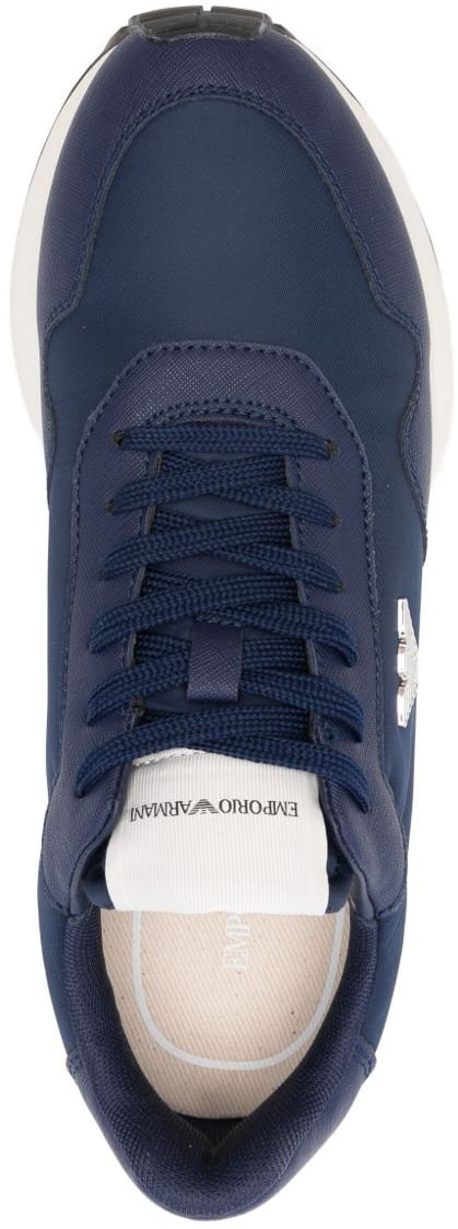 Emporio Armani Sneakers Blue Blauw