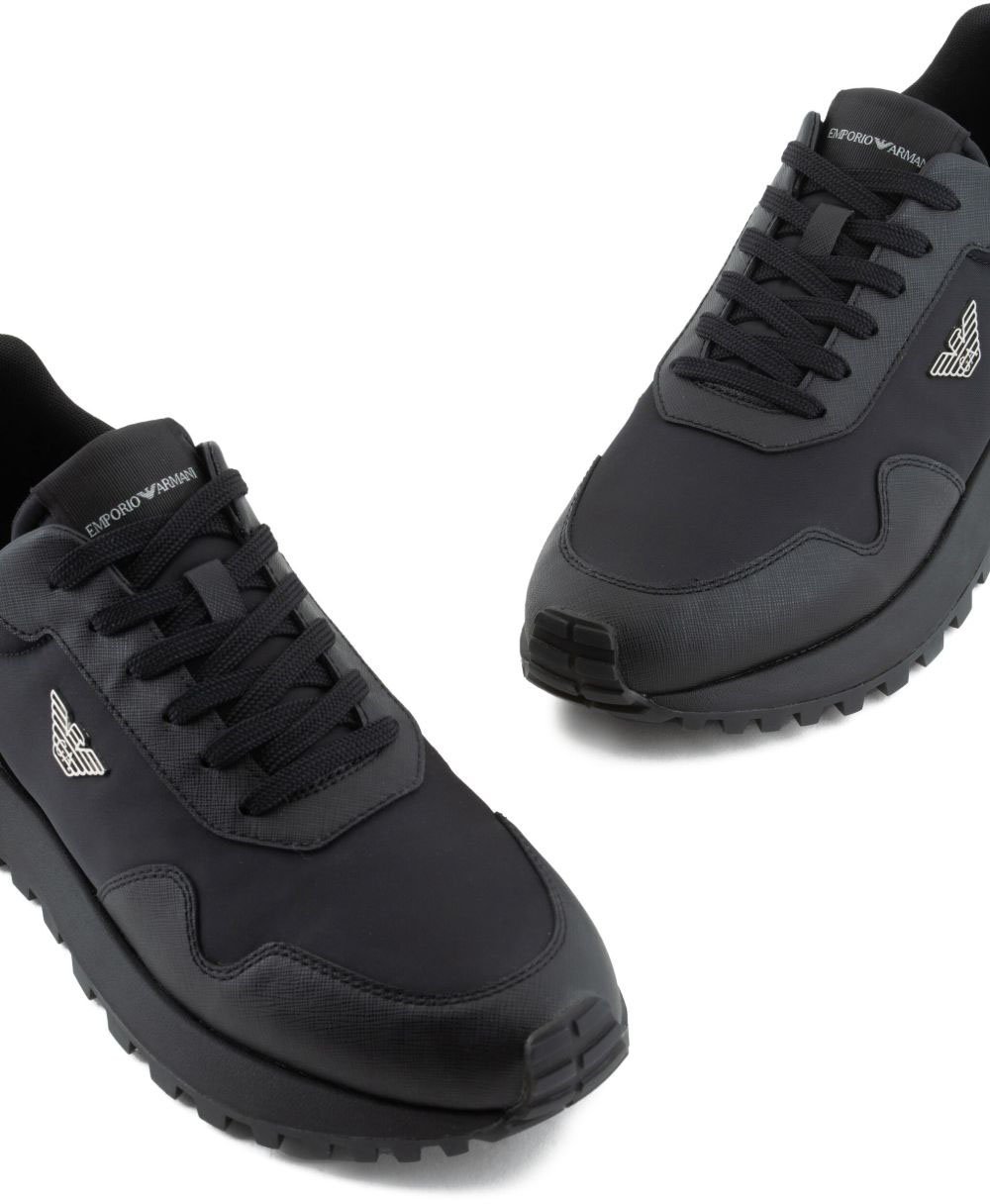 Emporio Armani Sneakers Black Zwart