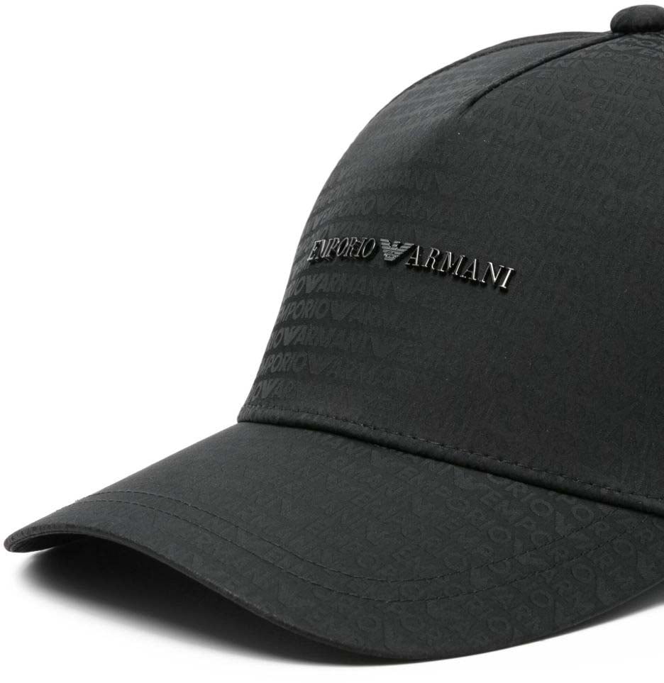 Emporio Armani Hats Black Zwart
