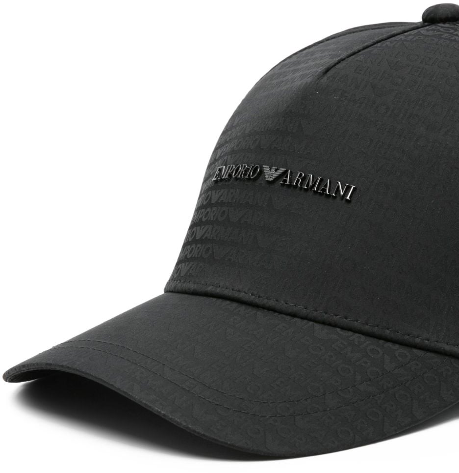 Emporio Armani Hats Black Zwart