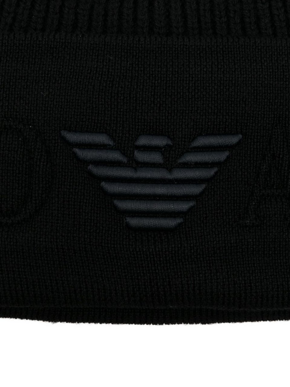 Emporio Armani Hats Black Zwart