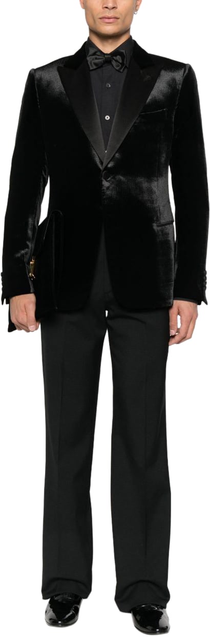 Emporio Armani Jackets Black Zwart